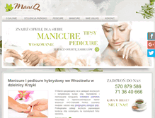 Tablet Screenshot of maniq.pl